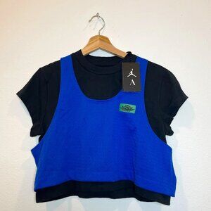 NIKE AIR JORDAN X ALEALI MAY LAYERED TOP